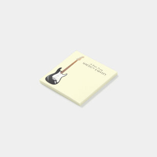 Post-it® Musicien de guitare électrique professeur de musi