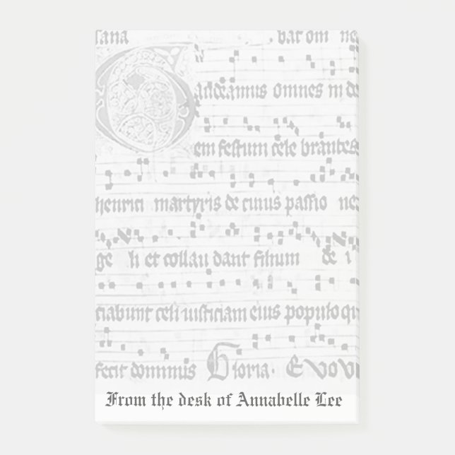 Post-it® Musique antique (Devant)