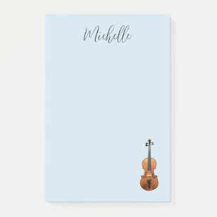 Post-it® Musique classique Violon Bleu