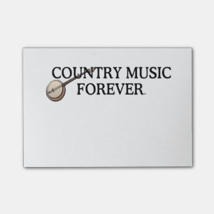 Post-it® Musique country de PIÈCE EN T pour toujours