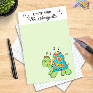 Post-it® Musique Turtle Professeur de Musique Customisé