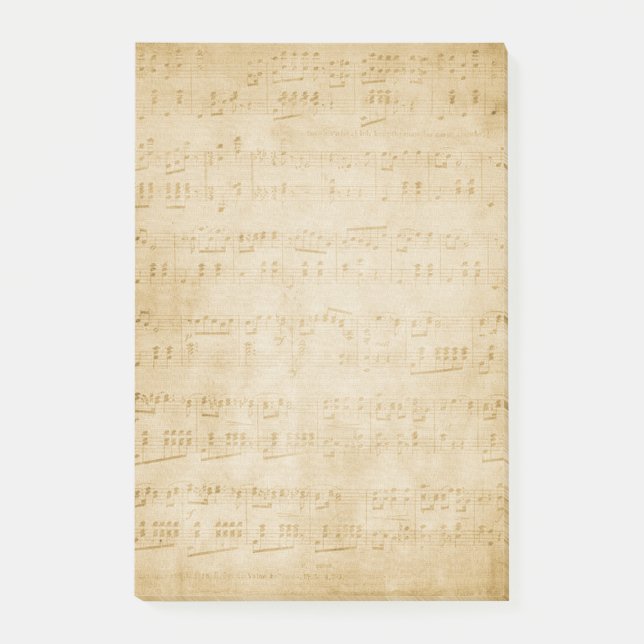 Post-it® Musique Vintage (Devant)