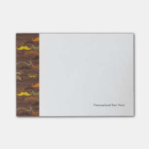 Post-it® Mustache motif, style rétro 5