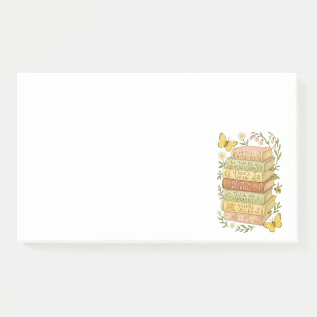 Post-it® Nature et livre Lover Botanique Stack (Devant)