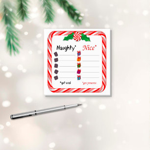 Post-it® Naughty ou Nice Père Noël