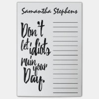 Ne laissez pas les idiots ruiner votre citation