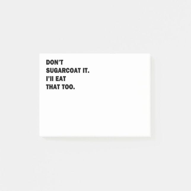 Post-it® Ne le porte pas. (Devant)