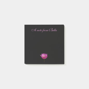 Post-it® Nénuphar violet Lotus Black Post-it Notes