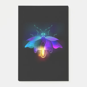 Post-it® Neon Firefly sur noir
