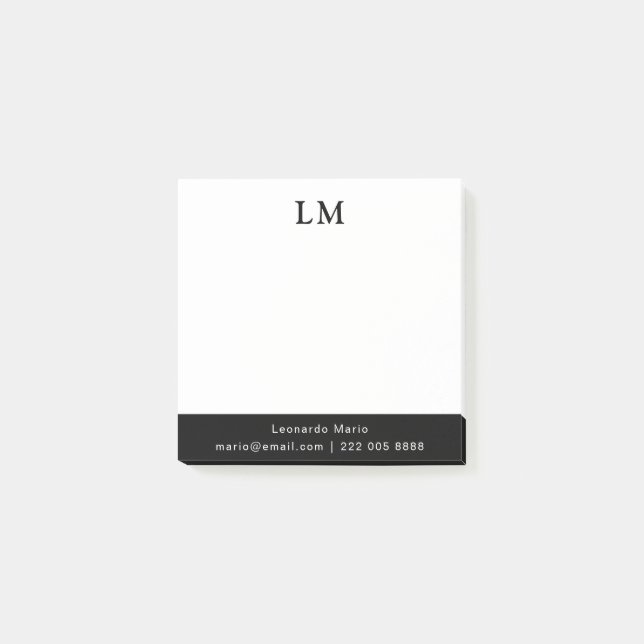 Post-it® Nettoyage Professionnel Simple (Devant)