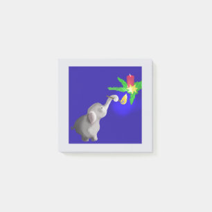 Post-it® Noël des éléphants aux chandelles poétiques coloré