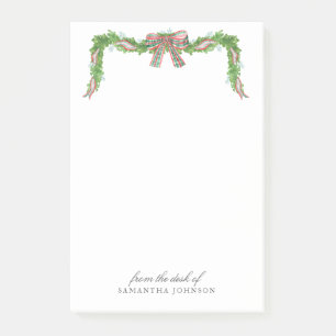 Post-it® Noël Vacances Garland Bow Du Bureau De