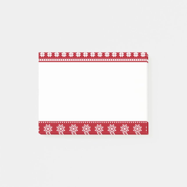 Post-it® Noël Vacances Nordic Motif Cosy (Devant)