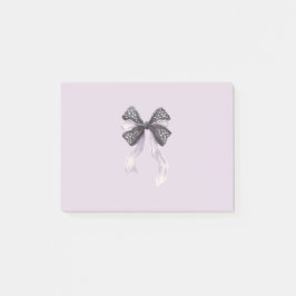 Post-it® Nœud en lavande noire