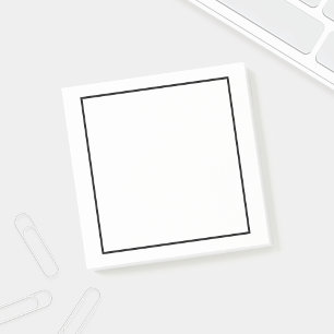 Post-it® Noir et blanc