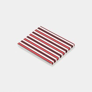 Post-it® Noir et rouge pour le dos et le quatrième