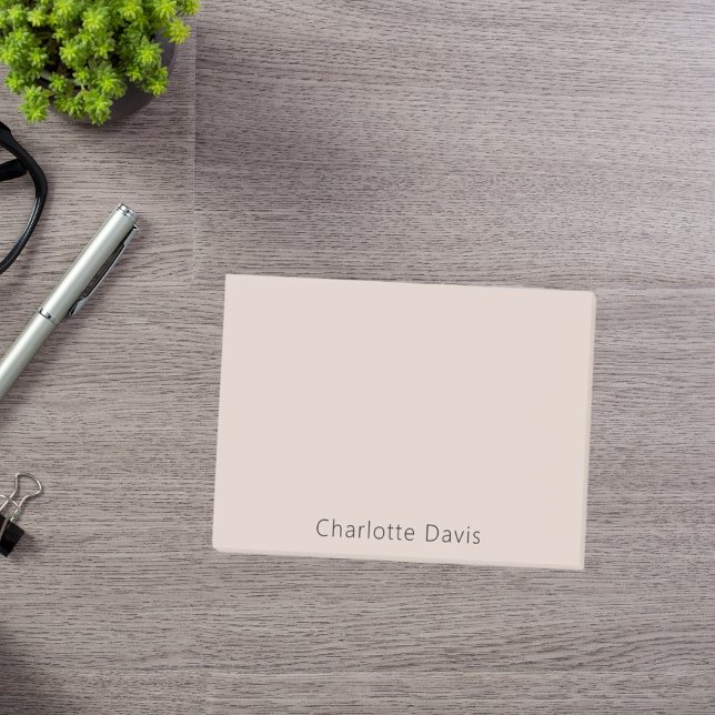 Post-it® Nom beige (Créateur téléchargé)