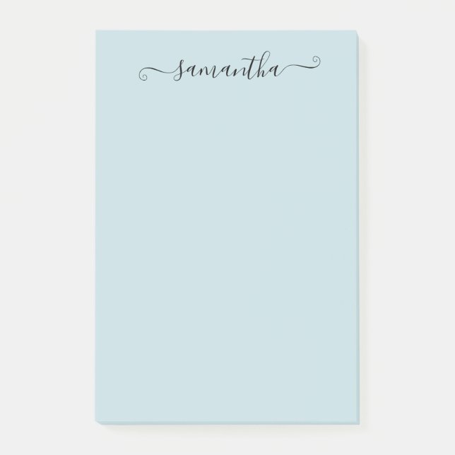 Post-it® Nom de calligraphie manuscrit Personnalisé (Devant)