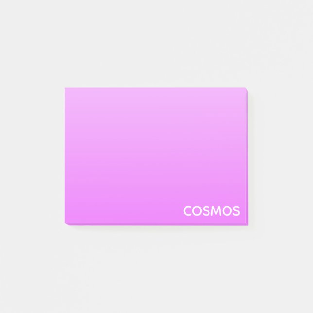 Post-it® Nom de couleur pourpre cosmos (Devant)
