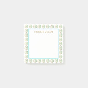 Post-it® Nom de coutume de plage d'aquarelle du dollar de