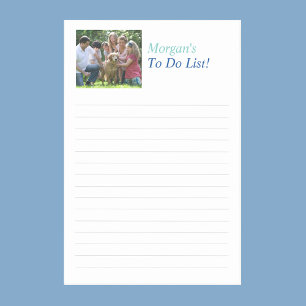 Post-it® Nom de la Personnaliser Titre et photo, Lignes rég