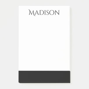 Post-it® Nom de nettoyage noir   Classic Professional