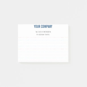 Post-it® Nom d'ombre cool notes bleues