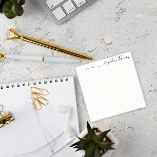 Post-it® Nom du script de calligraphie moderne