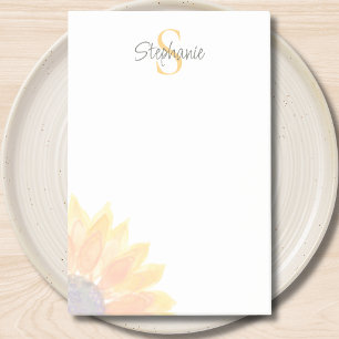 Post-it® Nom Monogramme Tournesol
