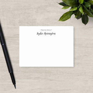 Post-it® Nom personnalisé de la machine à écrire et du scri