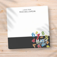 Nom personnalisé de professeur de maths élève