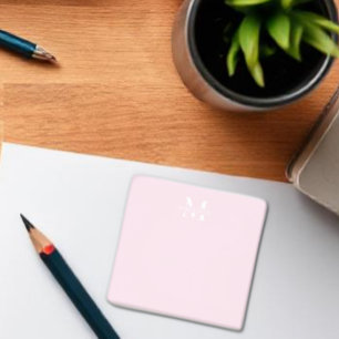 Post-it® Nom personnalisé Monogramme