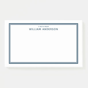 Post-it®  Nom personnalisé Professionnel pour hommes  