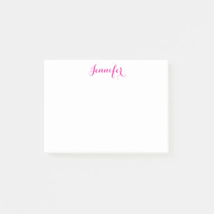 Post-it® Nom simple minimaliste moderne élégant professionn