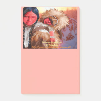 Post-it® "Nome 1915~Eskimo mère et enfant"
