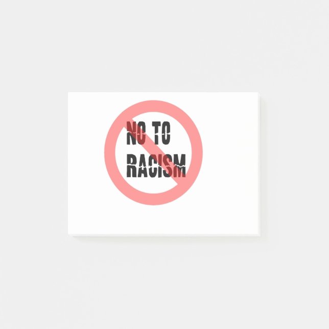 Post-it® Non Au Racisme | Slogan anti-racisme (Devant)
