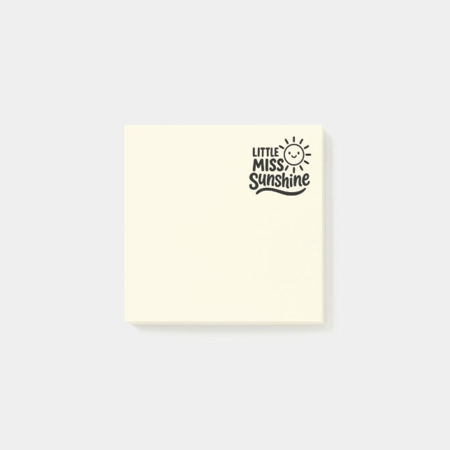 Post-it® Notas adhesivas – Little Miss Sunshine (Devant)