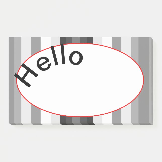 Post-it® Note Bonjour (Devant)