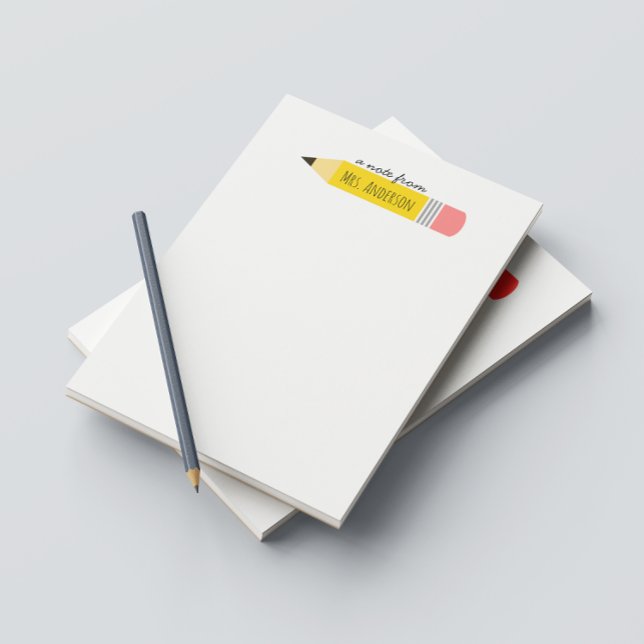 Post-it® Note de la part du professeur Cadeau crayon (Créateur téléchargé)