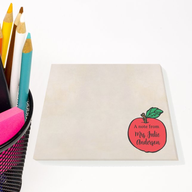 Post-it® Note de l'enseignant personnalisée (Créateur téléchargé)