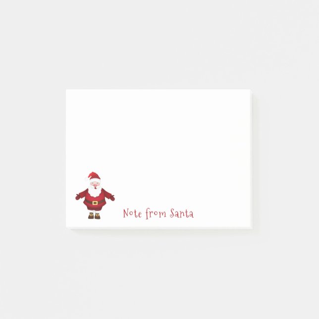 Post-it® Note de Père Noël Notes (Devant)