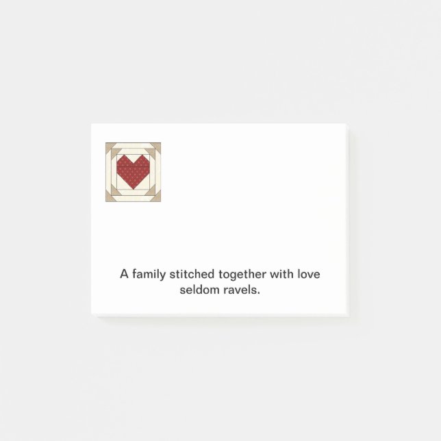 Post-it® Note de post-it de bloc d'édredon C (Devant)