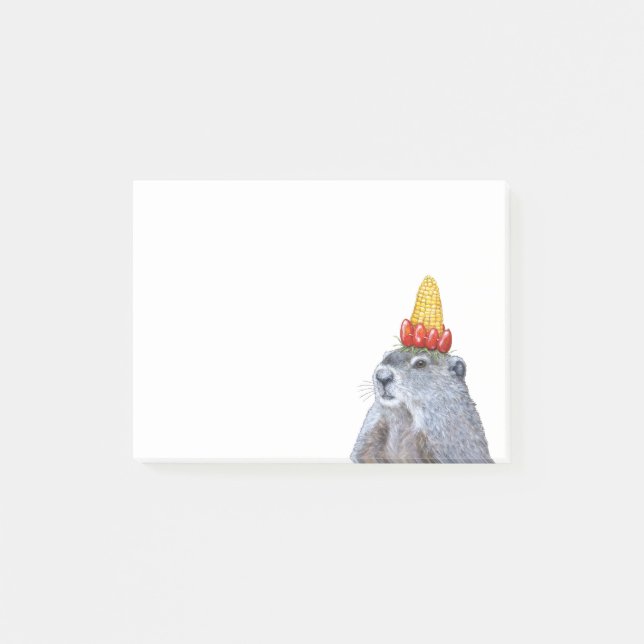 Post-it® Note de post-it de clown de jardin (Devant)