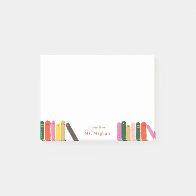 Post-it® Note de ver de livre de l'enseignant (Devant)