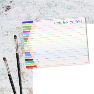 Post-it® Note du professeur d'art Notes collantes personnal