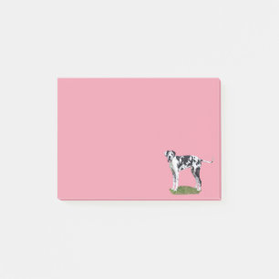 Post it note Great Dane Hund Post-it Klebezettel