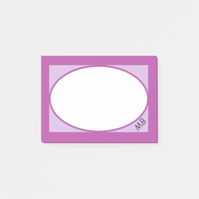 Post-it® Note Post-It - Trames Lavender (Devant)