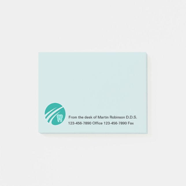 Post-it® Notepads chicnon modifiable Office Dentist (Devant)