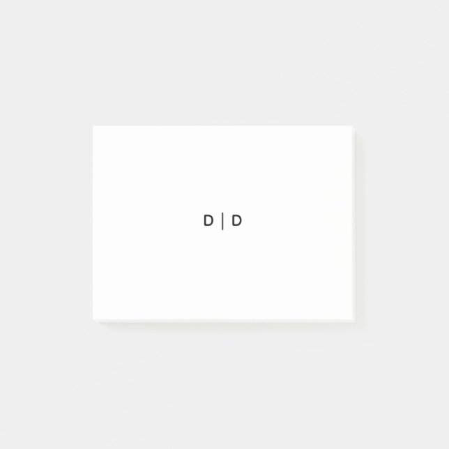 Post-It® Notes, 4" x 3" (Devant)