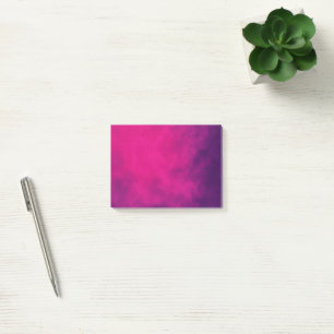 Post-it® Notes adhésives personnalisées en néon rose